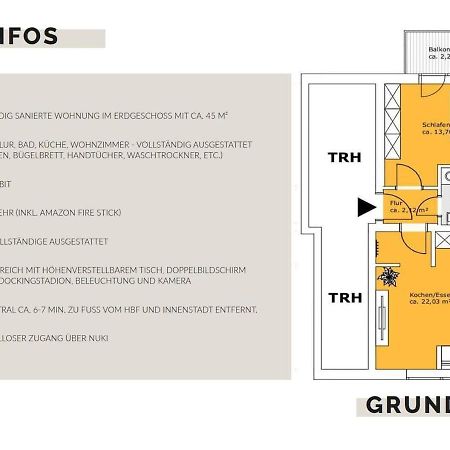 Sanierte Wohnung Mit Balkon Im Hochparterre Hanóver Exterior foto